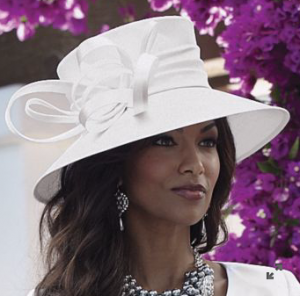 Shantung Lampshade Kentucky Derby Hat