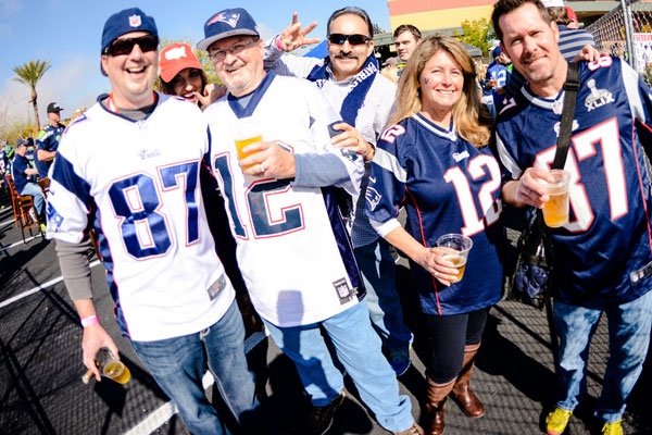 New England Patriots Fans Tailgate