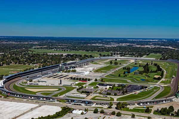 Indianapolis Motor Speedway track view