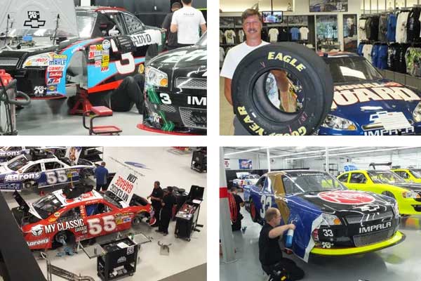 Race Shop tour package during Coca Cola 600