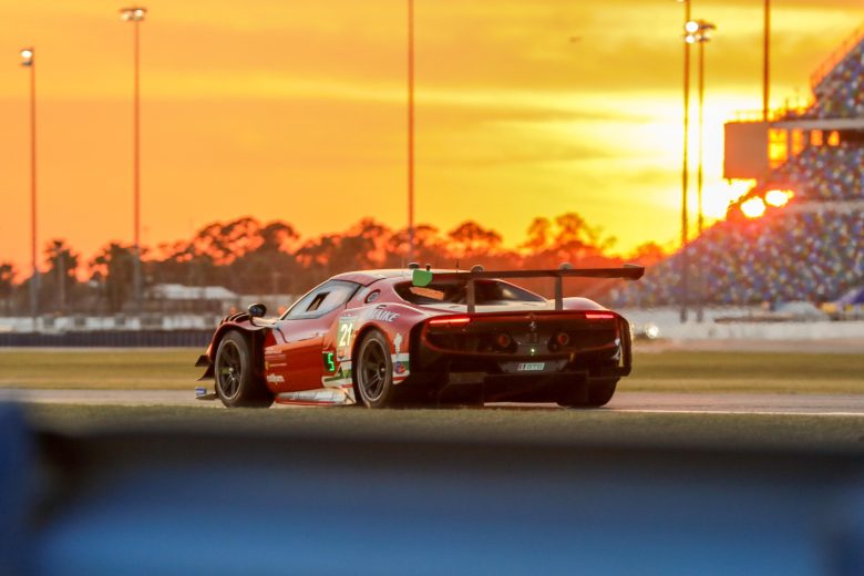 Sunset at Rolex 24