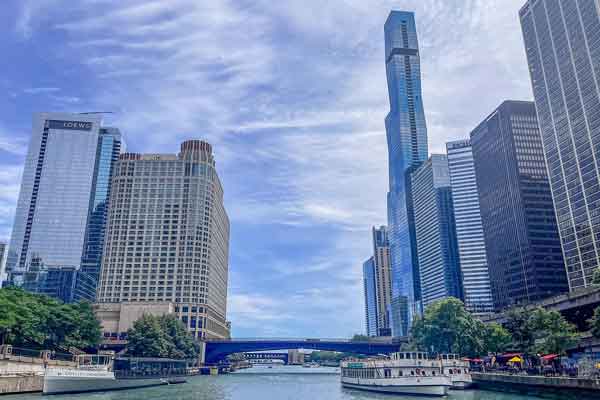 MLB All Star Game Package welcome event on Chicago River