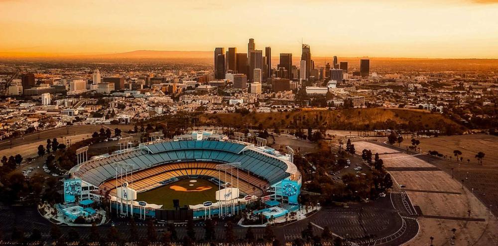Los Angeles Dodgers LA Dodgers Stadium in Los Angeles, California