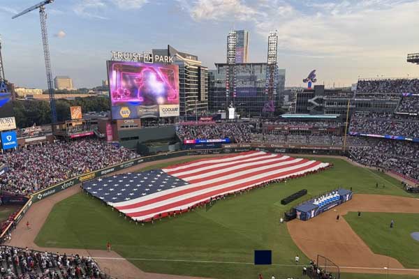 The start of the MLB All Star Game
