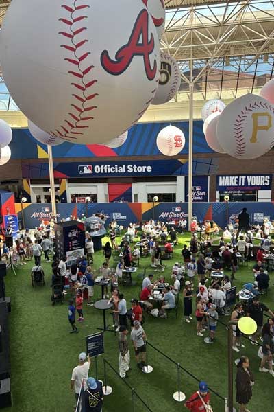 MLB Game Fan Fest and official shop