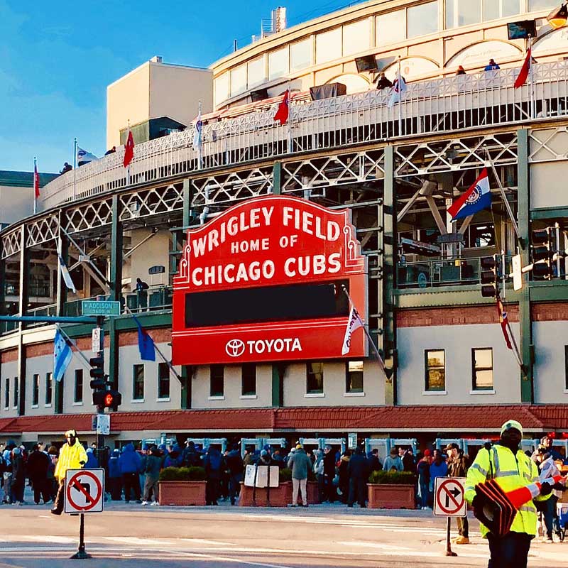 Wrigley Field ball park site of the 2027 MLB All Star Game