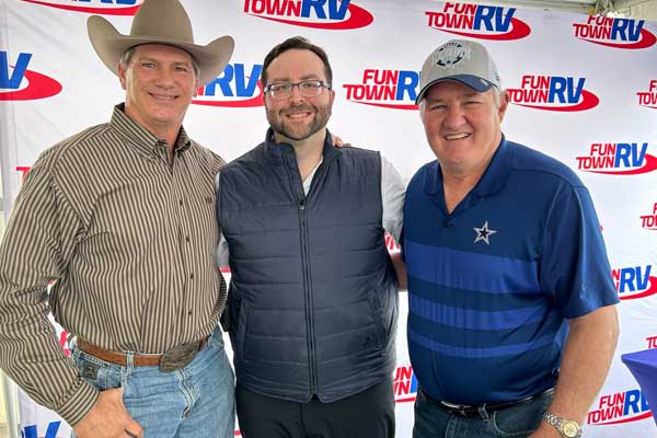 Cowboys Legends Jay Novacek and Bill Bates 