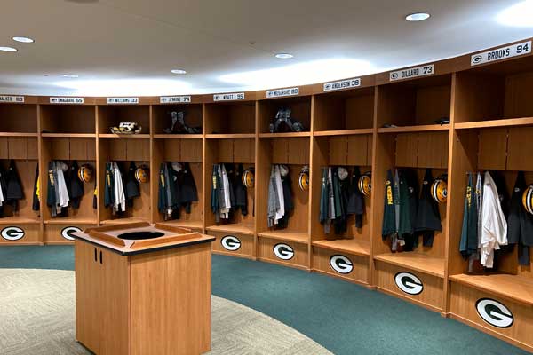 Inside the Green Bay Packers Locker Room