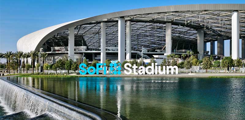 Super Bowl Sofi Stadium host of the 2027 Super Bowl