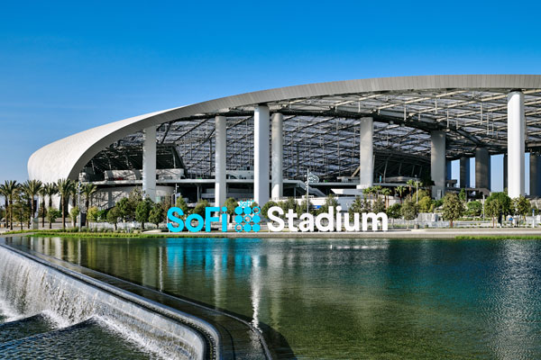Sofi Stadium site of the 2028 Olympic Opening Ceremony