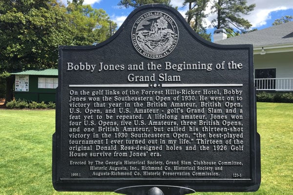 Historic Forrest Hills Golf Course near the Augusta National
