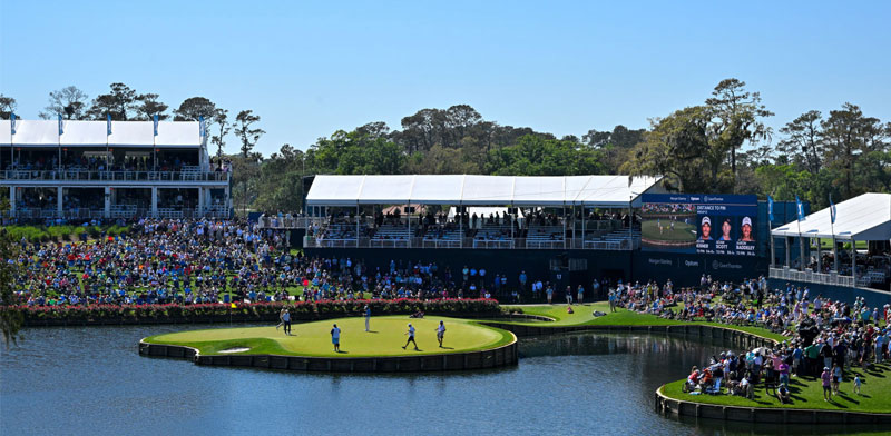 The Players Championship The Island hole at the TPC Sawgrass during The Players Championship