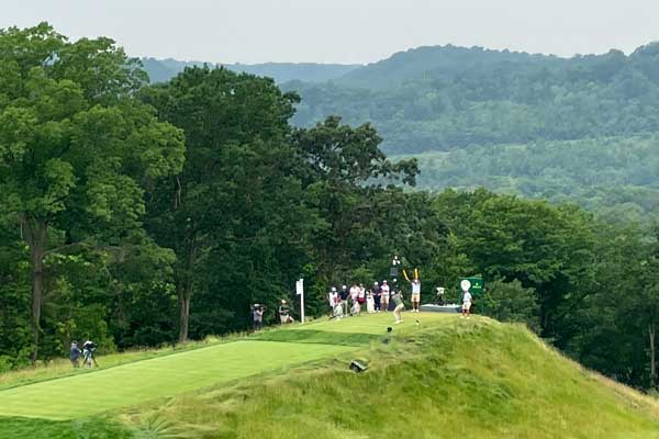 US Open Golf course view