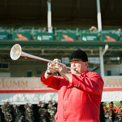 Famous starting horn of the Kentucky Derby 