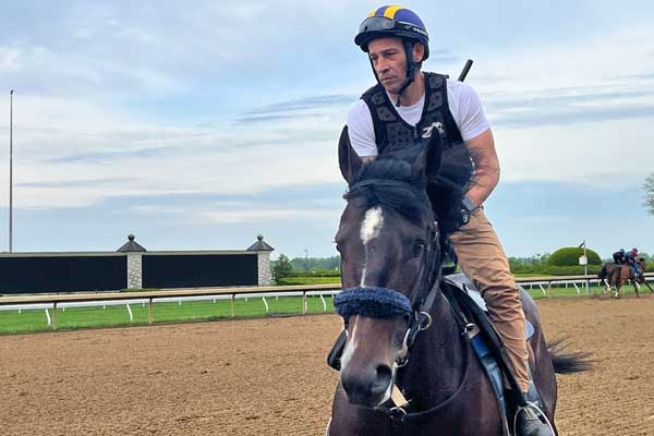 Morning workouts at Keeneland Race Course