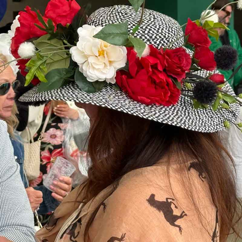 Kentucky Derby Hat at Churchill Downs