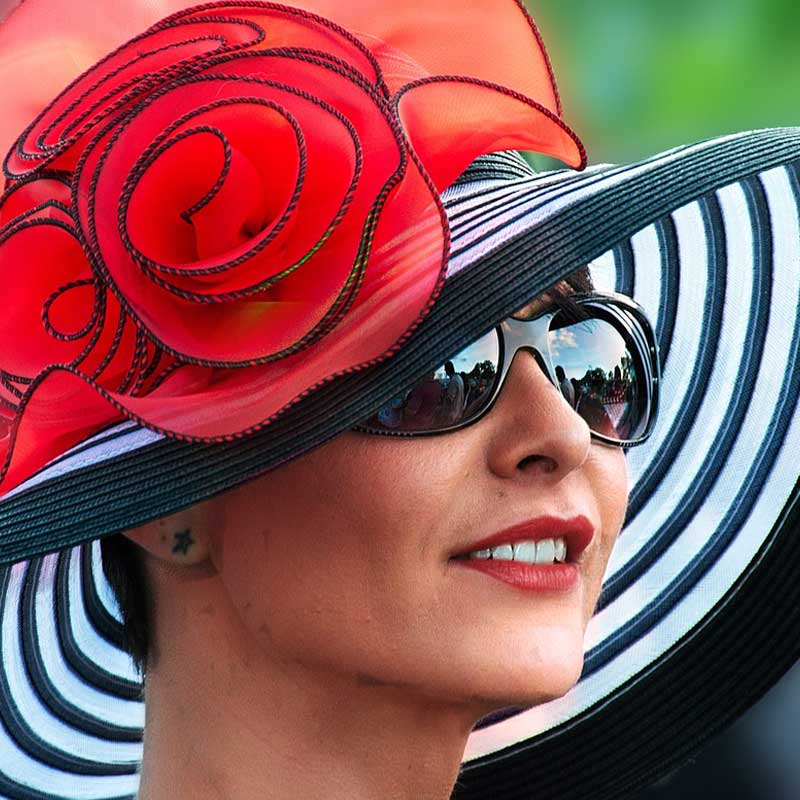 Kentucky Derby Hat at Churchill Downs