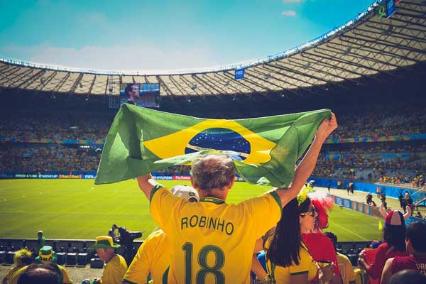 Brazil soccer match