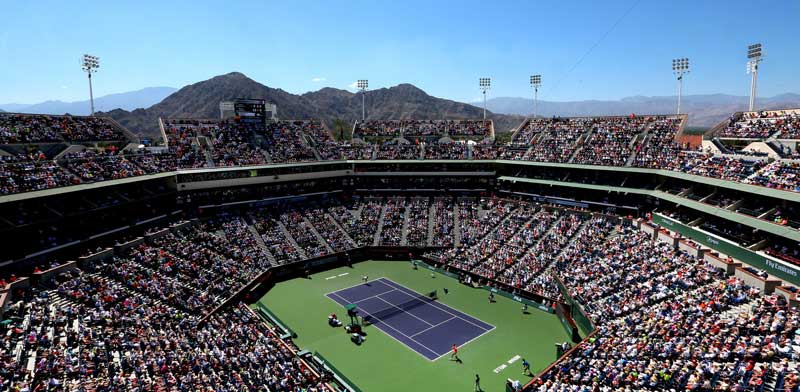 Inside Indian Wells Tennis Garden in Indian Wells, California