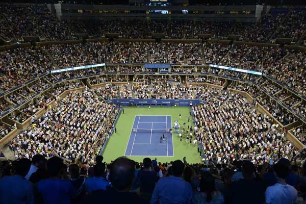 Seats at Arthur Ashe Stadium