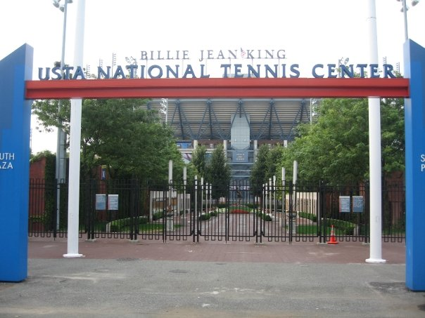 Entrance to the Billie Jean Tennis Center