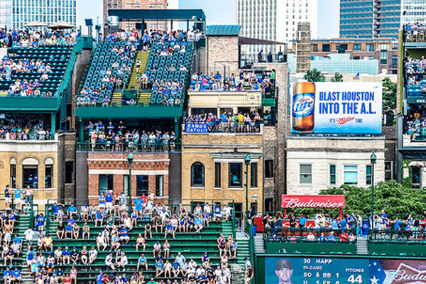 wrigley field rooftops