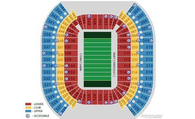 Nissan Stadium Seating Chart