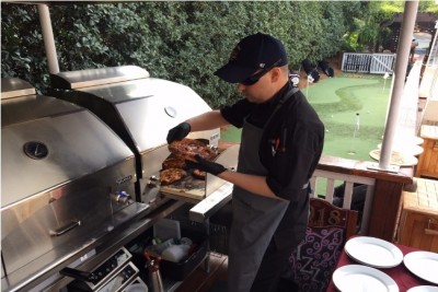 Gourmet food served at the 1018 Club Masters Hospitality 