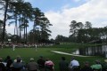 Patrons watching The Masters at Augusta National Golf Course