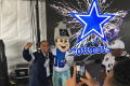 Dallas Cowboys Fan with Rowdy