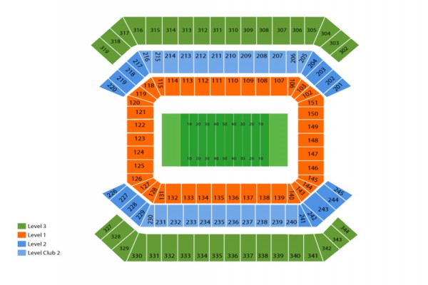 Outback Bowl Stadium Seating Chart