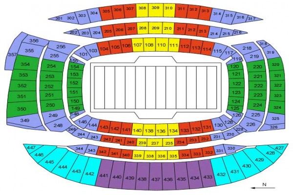 Soldier Field Chicago Bears Seating Chart
