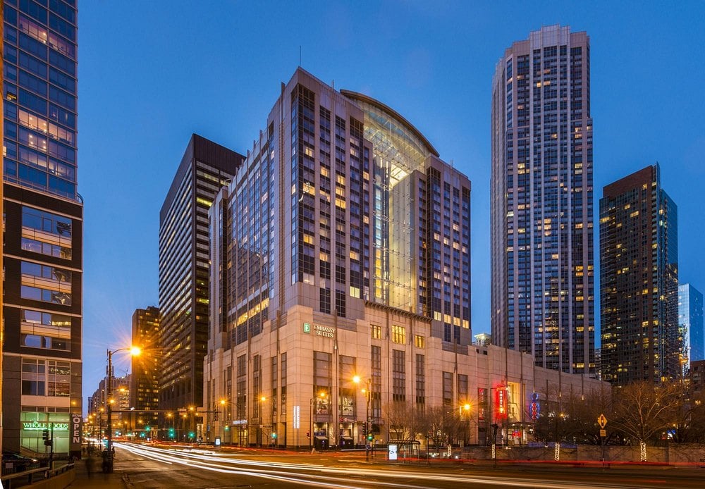 3 night Embassy Suites Downtown Chicago (2027)