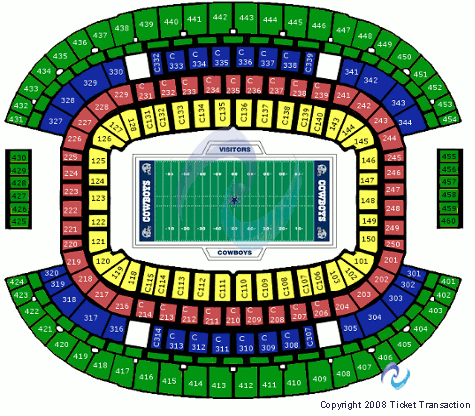 AT&T Stadium Map