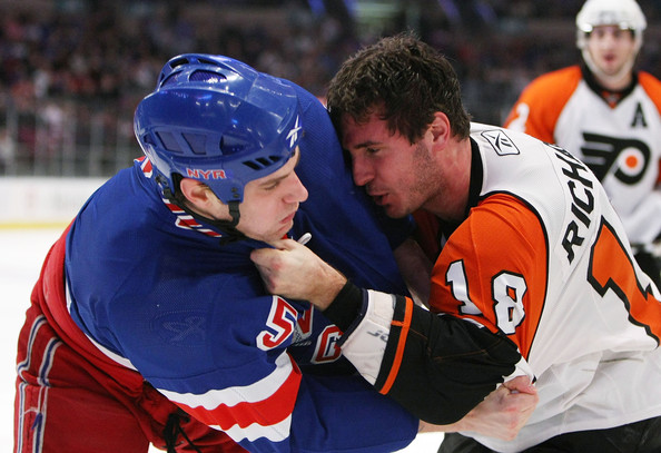 rangers vs flyers