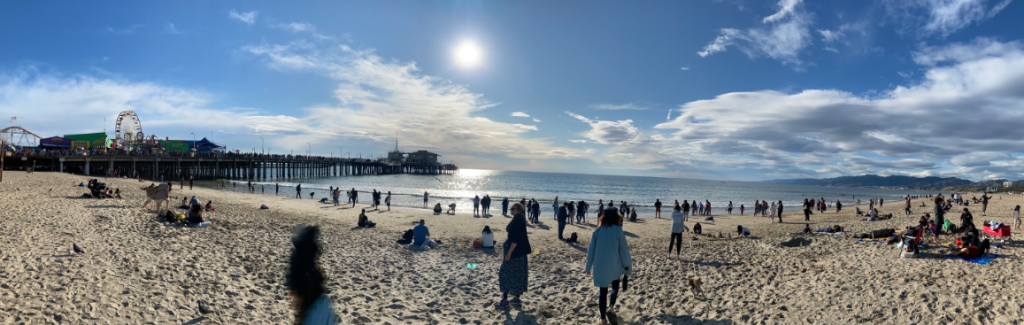 Santa Monica Pier during the 2020 Rose Bowl Weekend Tour