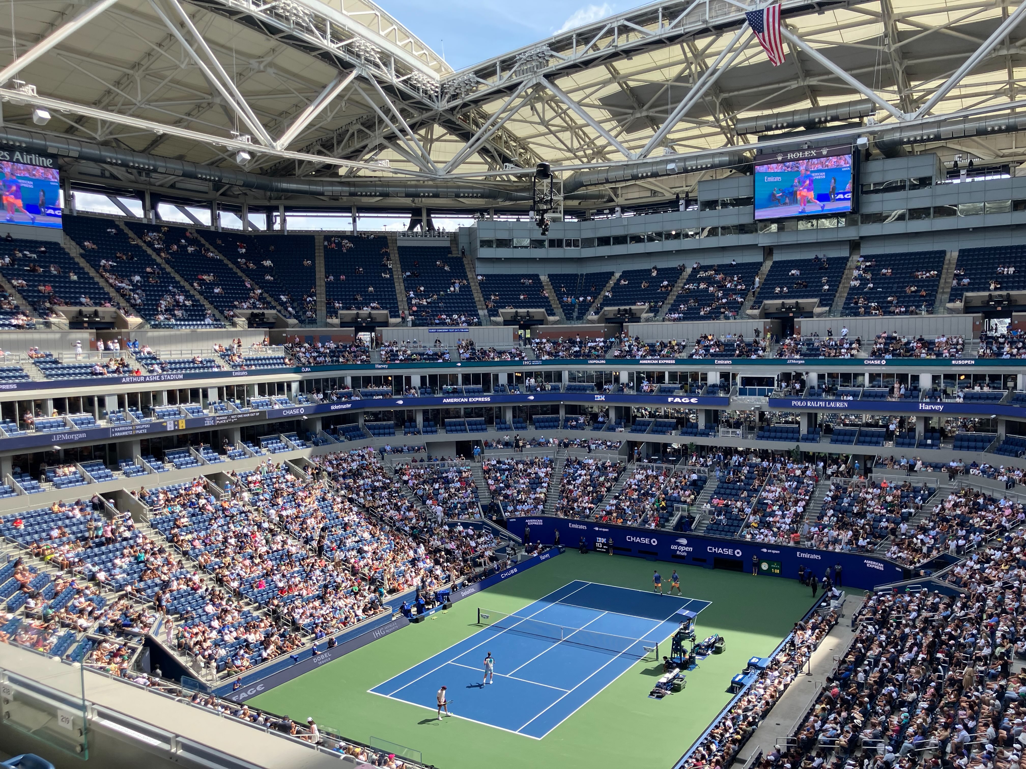 Picture perfect today at the US Open! #usopen #usopentennis