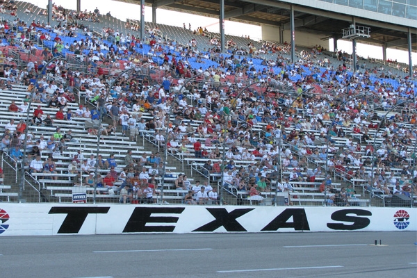 View from the infield of Texas Motor Speedway