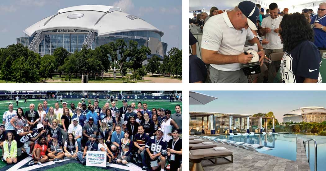 Dallas Cowboys travel package experiences at AT&T Stadium