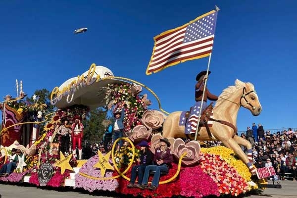 Rose Parade Ticket and Hotel Package view from Parade