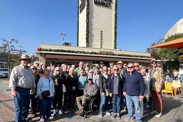 Our guests from the Rose Parade Package Tour