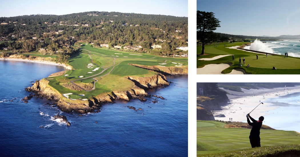 Scenes at the Pebble Beach Golf Resort