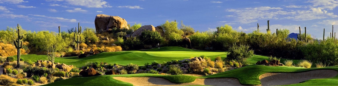 Golf at the TPC Scottsdale in Arizona