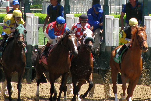 The start of the Kentucky Derby