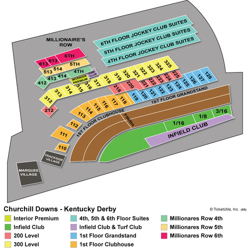 Churchill Downs Seating Chart