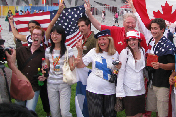 Fans at the Olympic Games