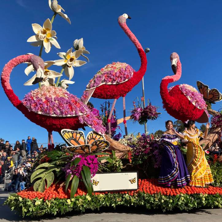 Rose Parade view from grandstand tickets
