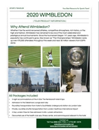 2020 Wimbledon Sports Traveler Brochure