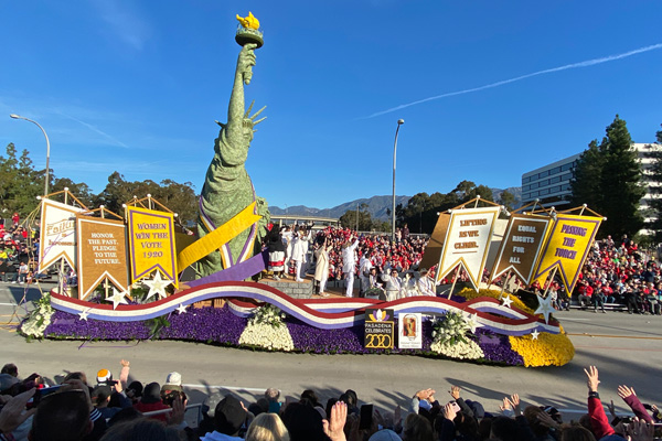 Womens Rights 2020 Tournament of Roses Parade Float