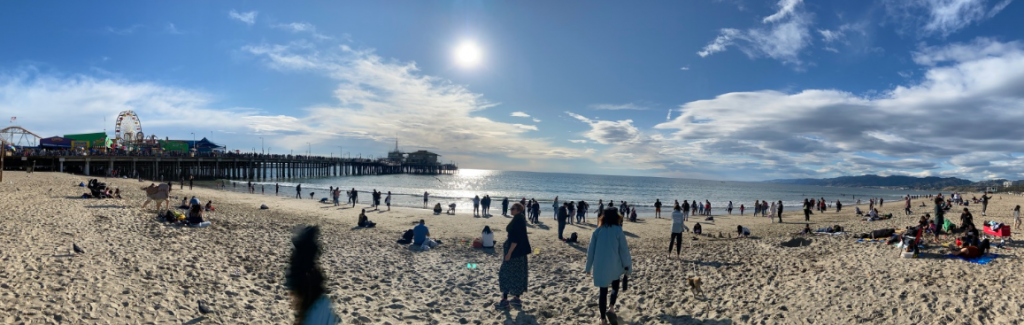 Santa Monica Pier during the 2020 Rose Bowl Weekend Tour 